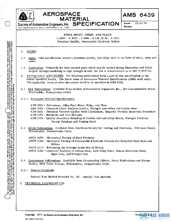 SAE AMS6439 PDF