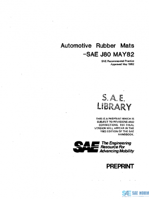 SAE J80_198205 PDF