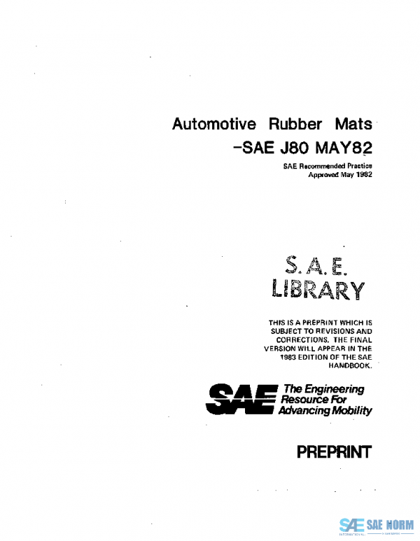 SAE J80_198205 PDF