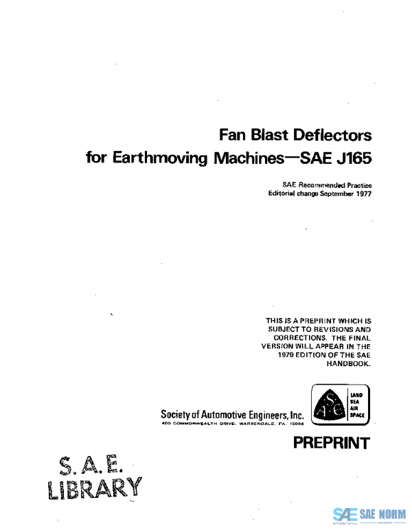 SAE J165_197709 PDF SAE J165_197709 PDF