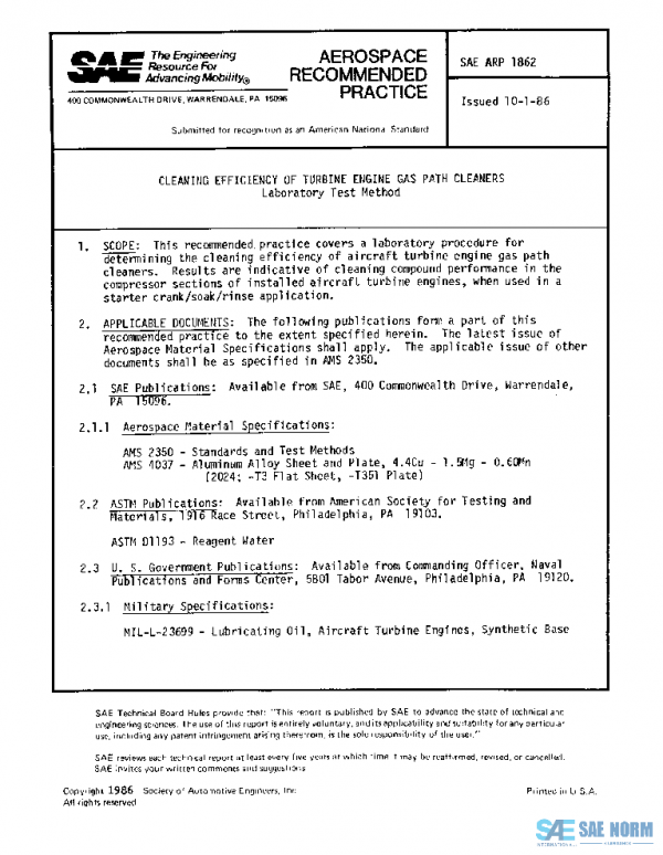 SAE ARP1862 PDF