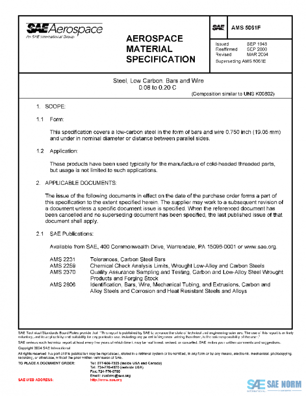 SAE AMS5061F PDF
