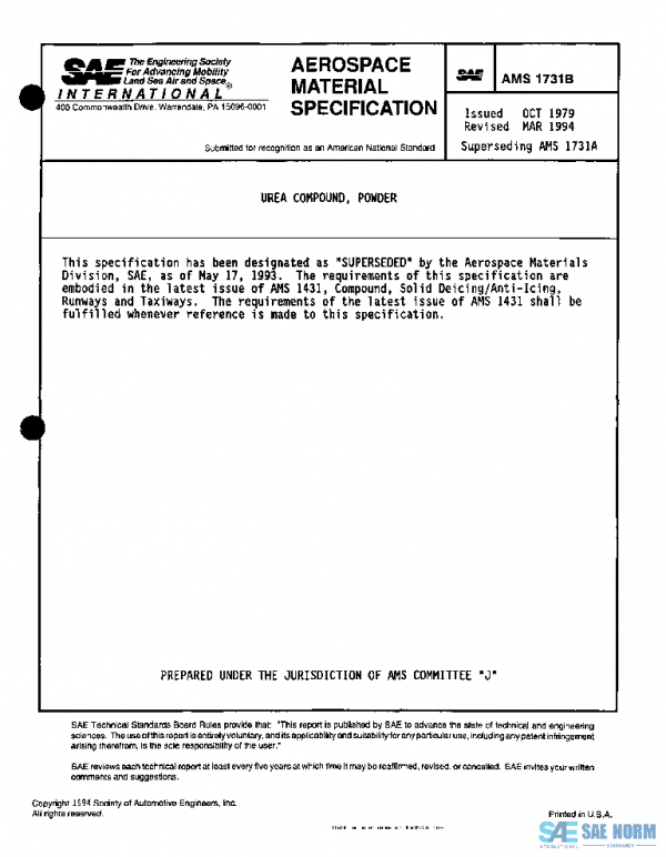 SAE AMS1731B PDF