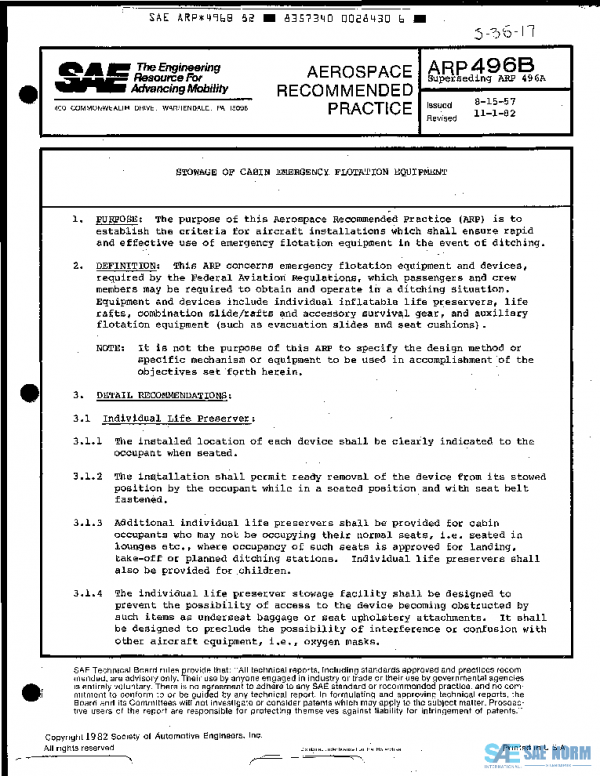 SAE ARP496B PDF