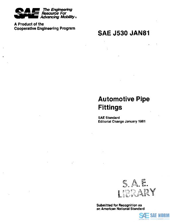 SAE J530_198101 PDF SAE J530_198101 PDF