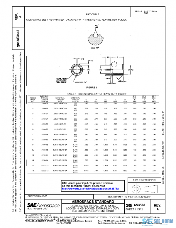SAE AS3573A PDF SAE AS3573A PDF
