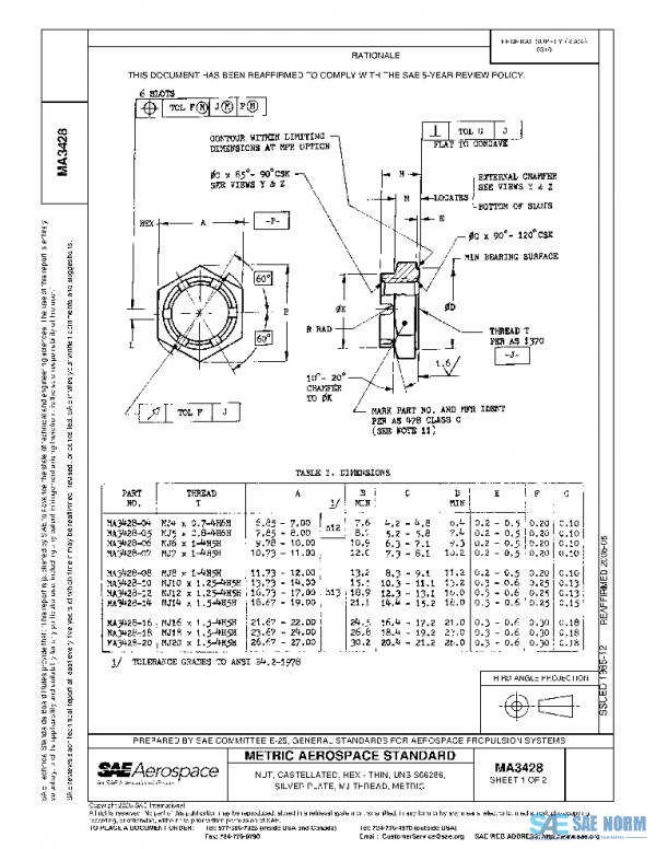 SAE MA3428 PDF SAE MA3428 PDF