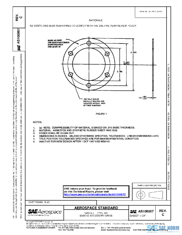 SAE AS100007C PDF SAE AS100007C PDF