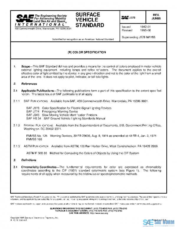 SAE J578_199506 PDF SAE J578_199506 PDF