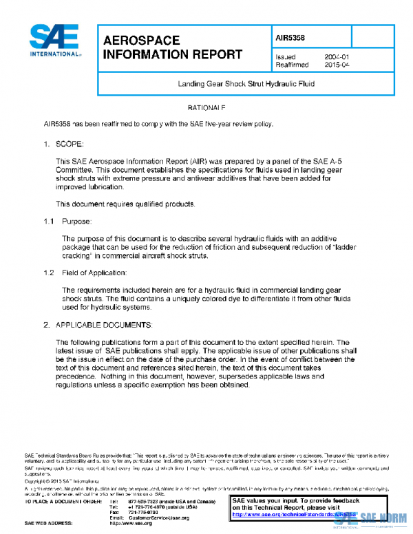 SAE AIR5358 PDF