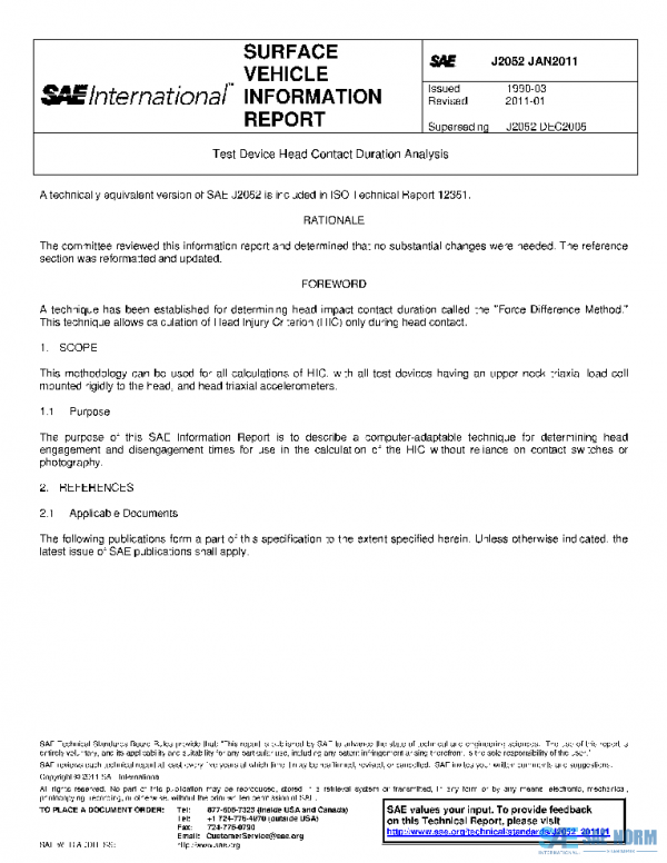 SAE J2052_201101 PDF