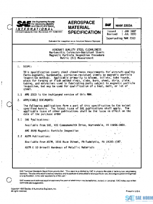 SAE MAM2303A PDF