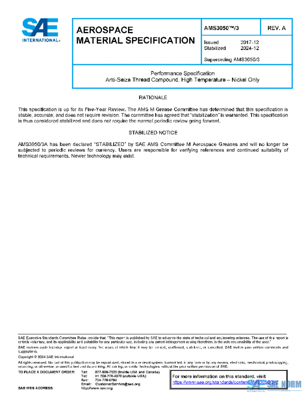 SAE AMS3050/3A PDF