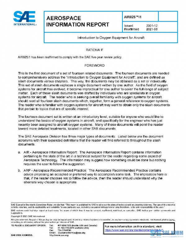 SAE AIR825/1 PDF