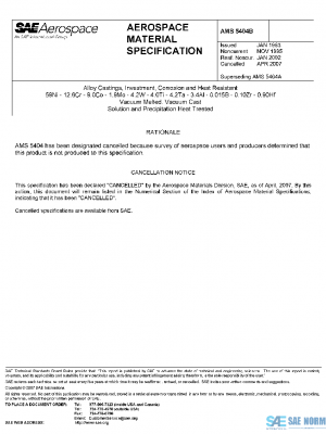 SAE AMS5404A PDF