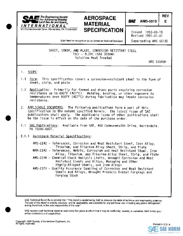 SAE AMS5513E PDF
