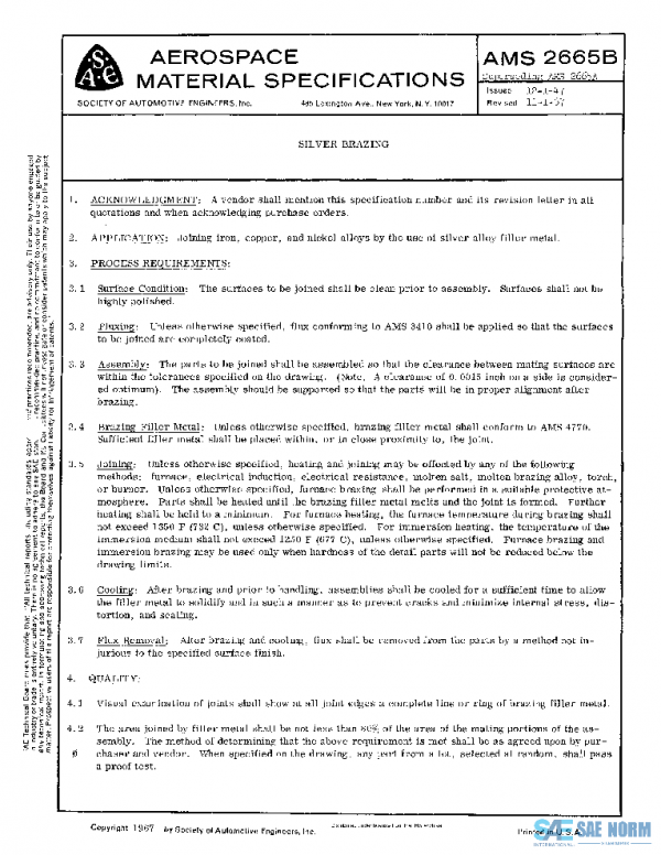 SAE AMS2665B PDF SAE AMS2665B PDF