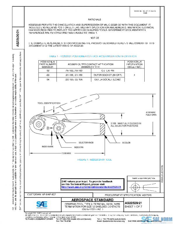 SAE AS22520/21 PDF