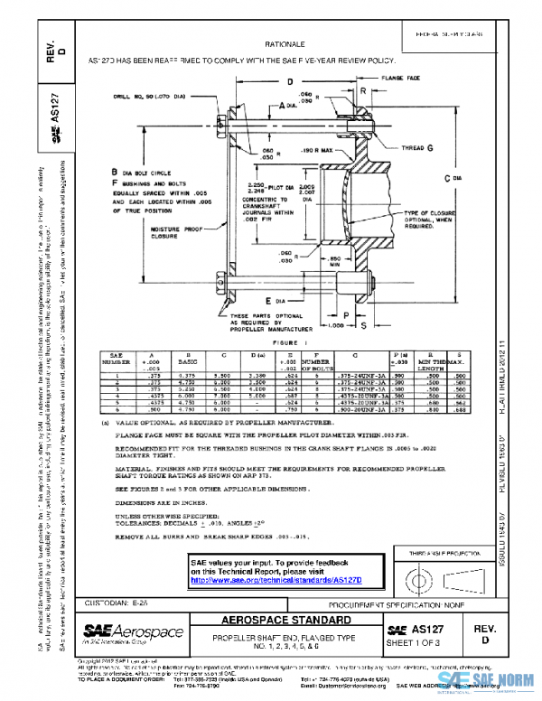 SAE AS127D PDF SAE AS127D PDF