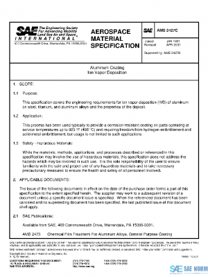 SAE AMS2427C PDF
