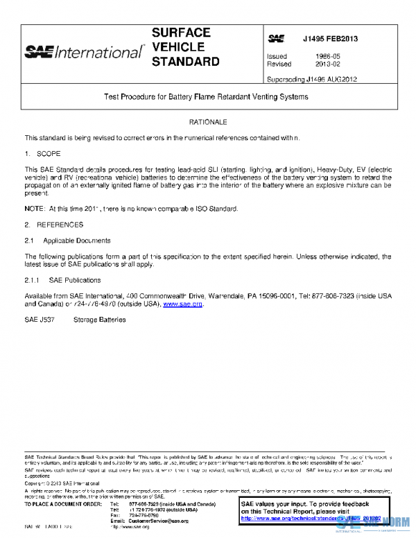 SAE J1495_201302 PDF