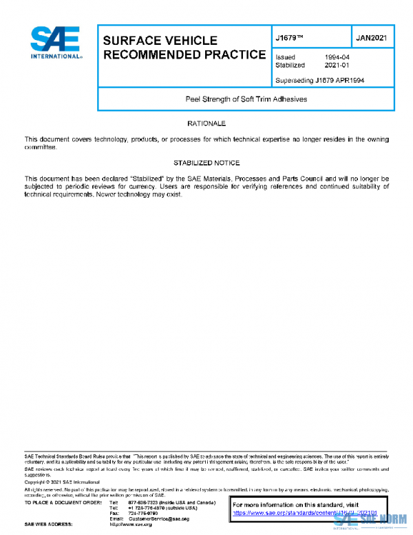 SAE J1679_202101 PDF