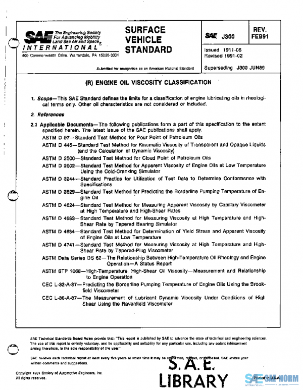 SAE J300_199102 PDF SAE J300_199102 PDF