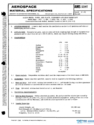 SAE AMS5597 PDF