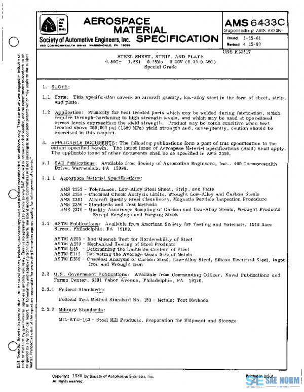SAE AMS6433C PDF