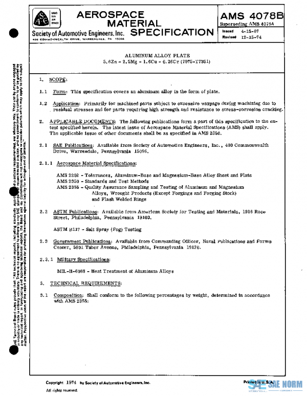 SAE AMS4078B PDF
