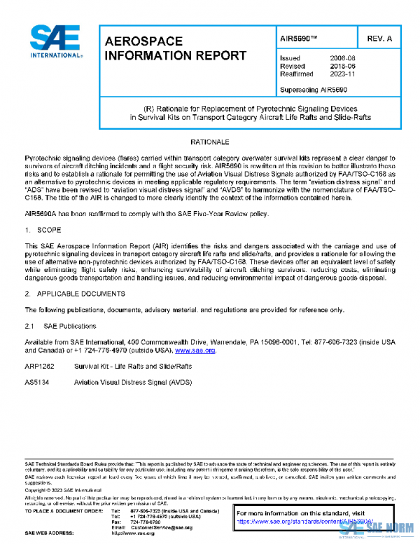 SAE AIR5690A PDF SAE AIR5690A PDF