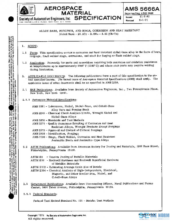 SAE AMS5666A PDF
