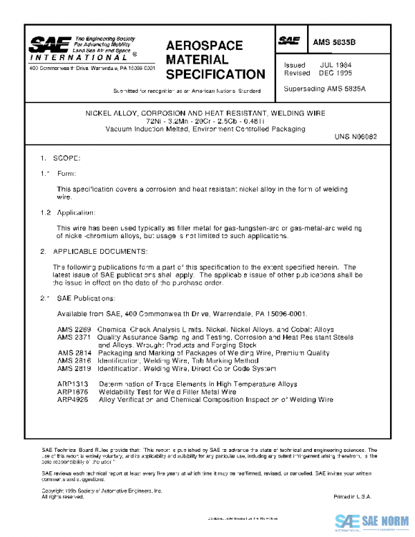 SAE AMS5835B PDF
