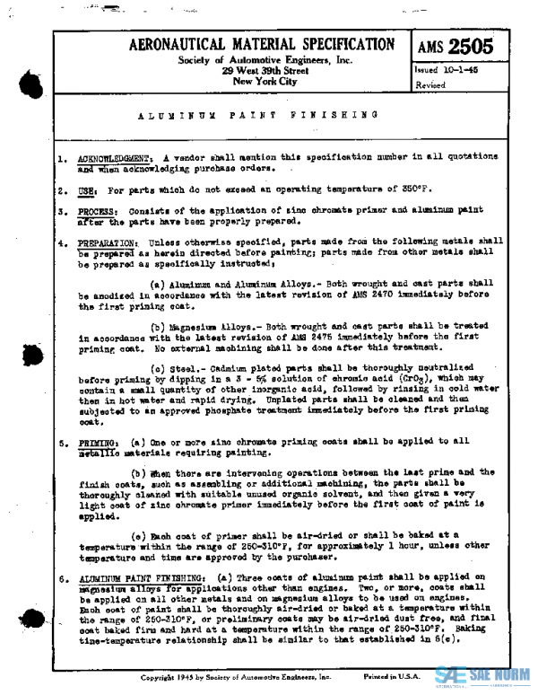 SAE AMS2505 PDF SAE AMS2505 PDF