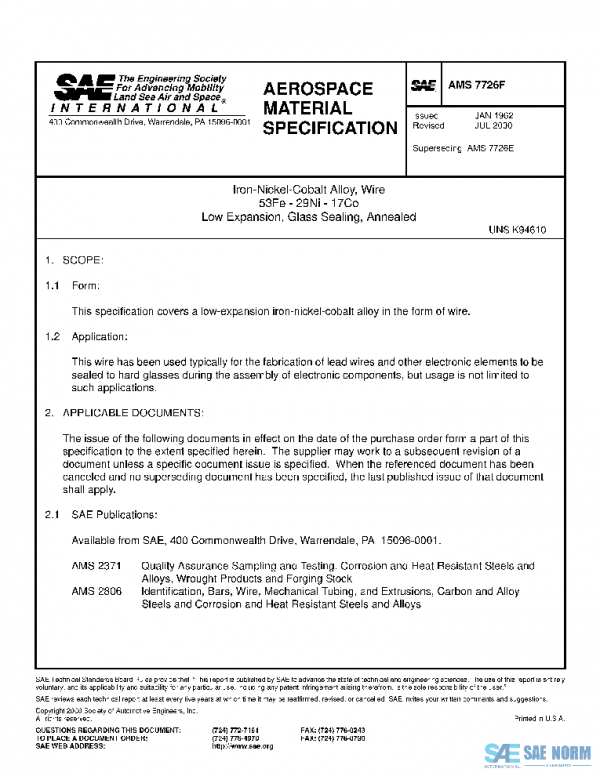 SAE AMS7726F PDF
