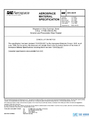 SAE AMS4441E PDF