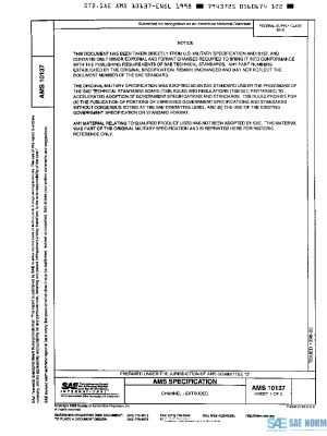 SAE AMS10137 PDF