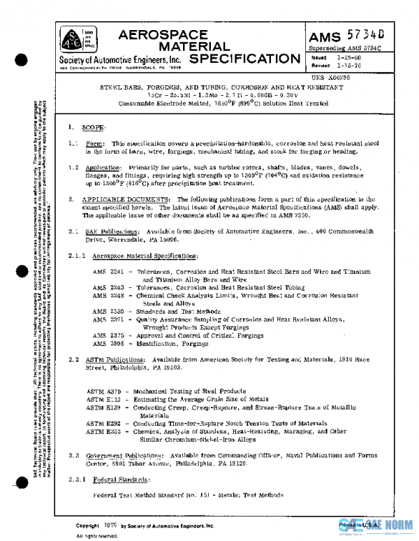 SAE AMS5734D PDF