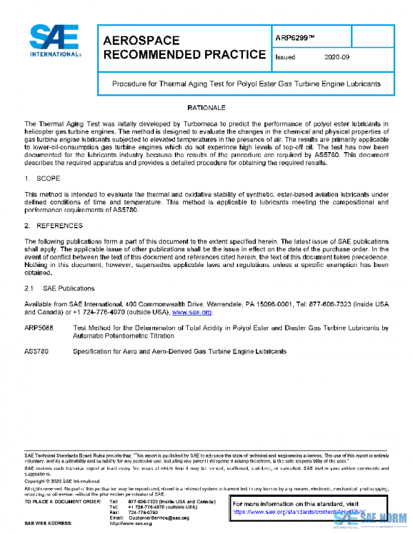 SAE ARP6299 PDF