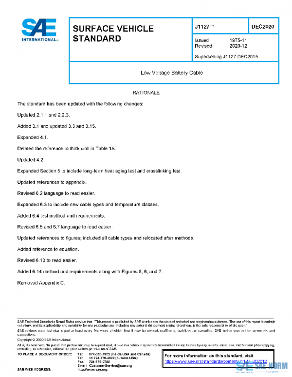 SAE J1127_202012 PDF