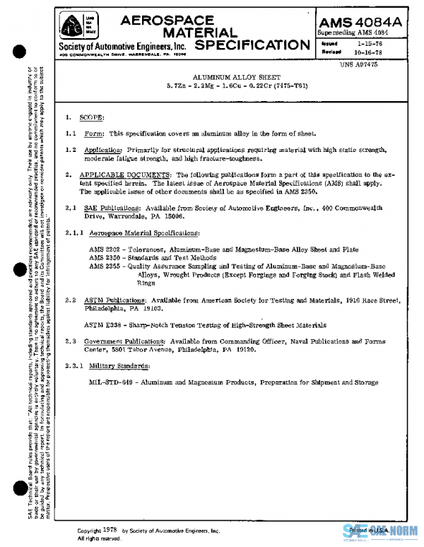 SAE AMS4084A PDF