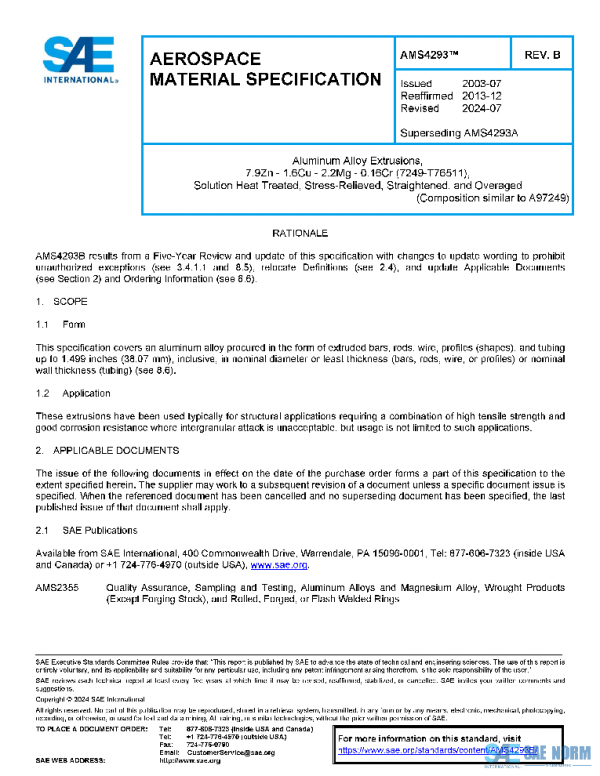 SAE AMS4293B PDF SAE AMS4293B PDF
