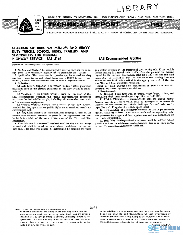 SAE J161_197009 PDF