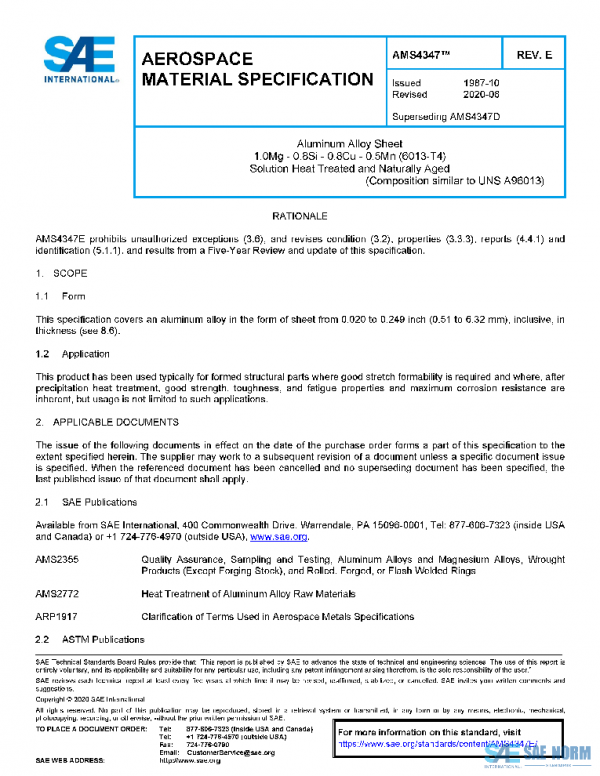 SAE AMS4347E PDF