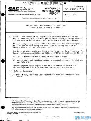 SAE AIR1673 PDF
