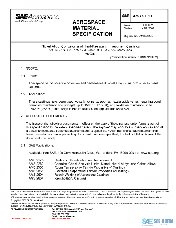 SAE AMS5388H PDF