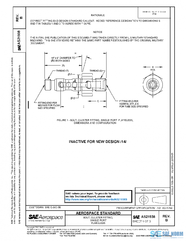 SAE AS21938B PDF SAE AS21938B PDF