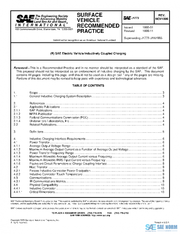 SAE J1773_199911 PDF