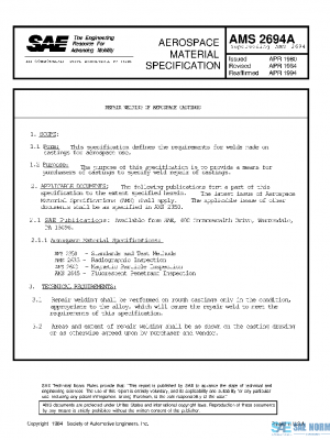 SAE AMS2694A PDF