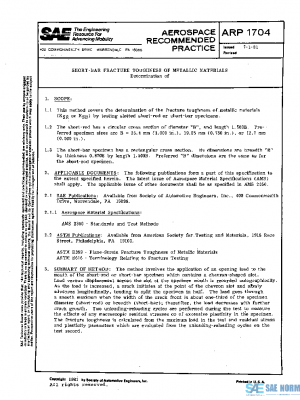 SAE ARP1704 PDF